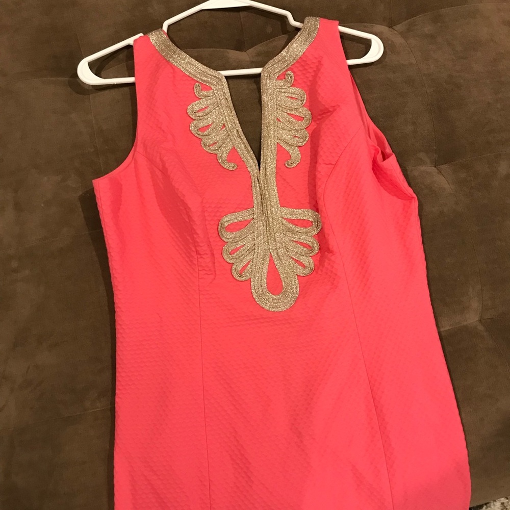 Size 8 Pink Salmon Janice shift